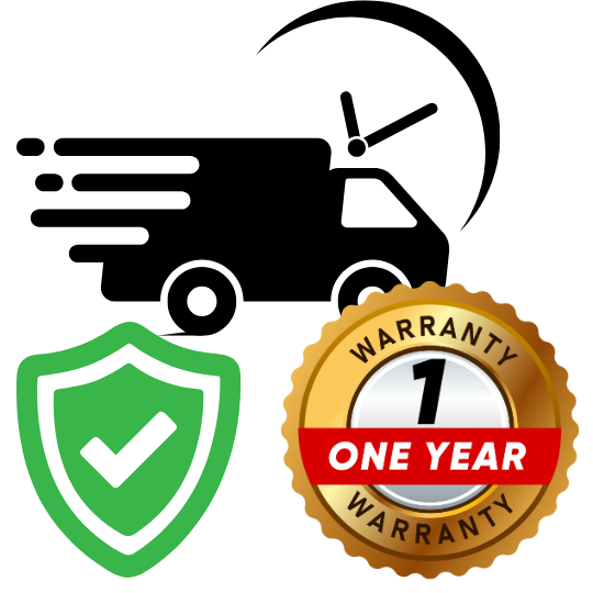 Express Shipping + 1 Year Free Replacement Guarantee